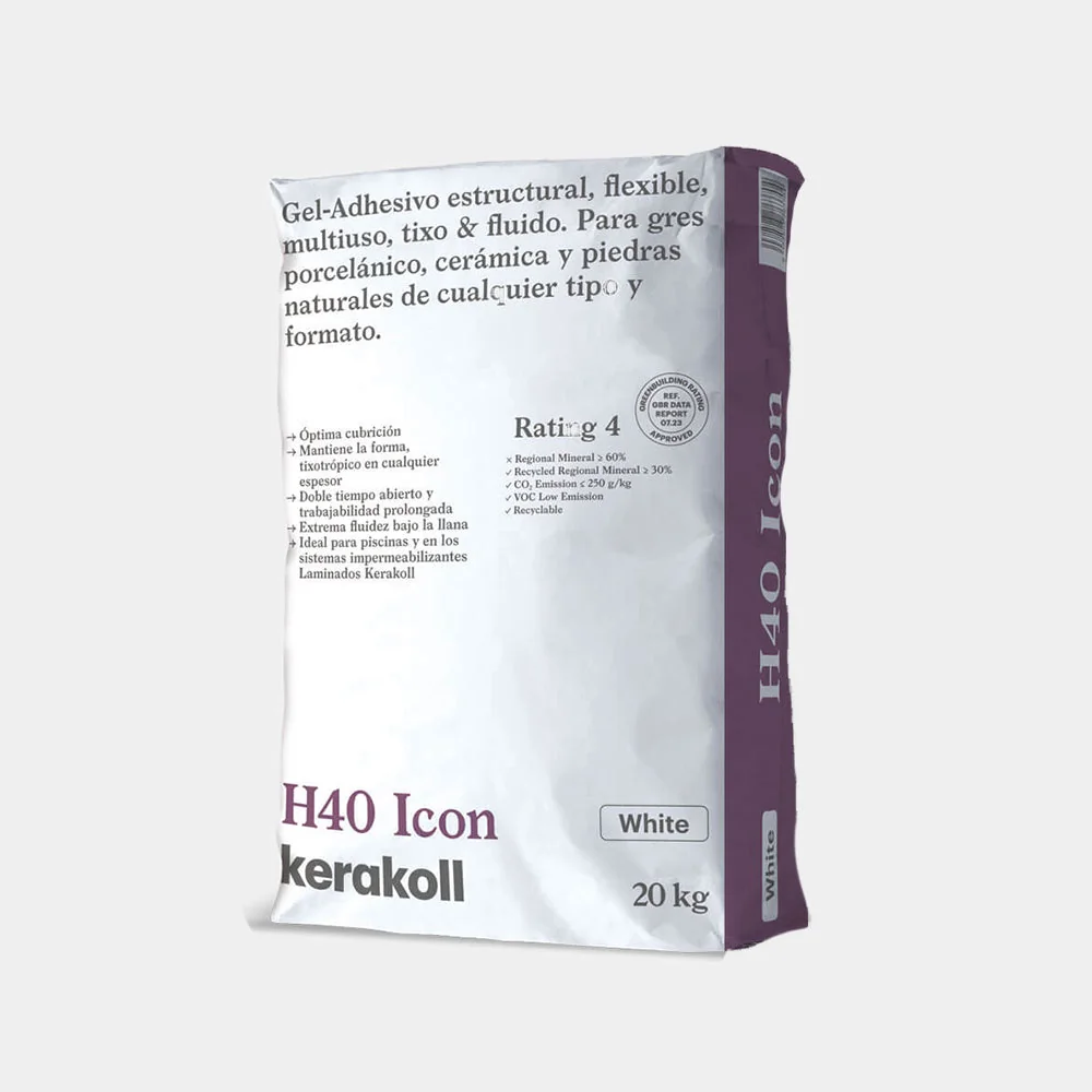 Kerakoll H40 Icon blanc 20 kg — colle-gel carrelage C2 TE — Revêtements (Sols, Murs & Surfaces)