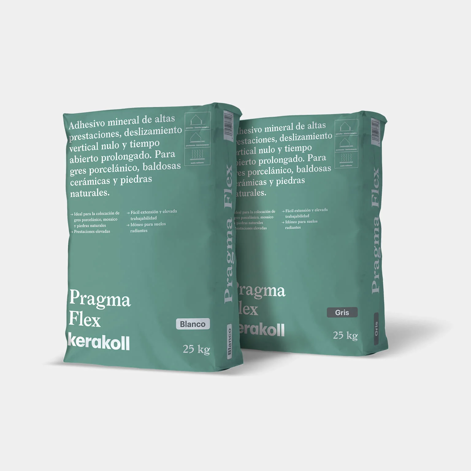Kerakoll Pragma Flex blanc 25 kg — mortier-colle C2 TE — Revêtements (Sols, Murs & Surfaces)