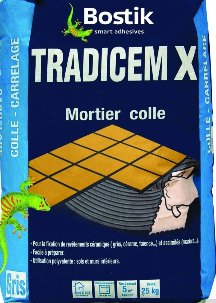 BOSTIK TRADICEM X-MORTIER COLLE — Gros Œuvre (Structure & Fondations)
